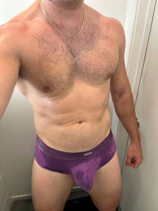 UncutAthletes sweat soaked briefs
