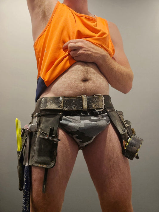 UncutBuilder’s Grey Camo briefs