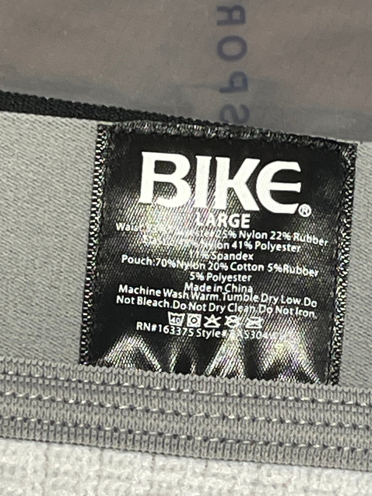 New - Authentic Bike Jockstrap - Lge